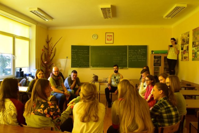 Nietypowa lekcja w ramach projektu: „Let me tell you a story”